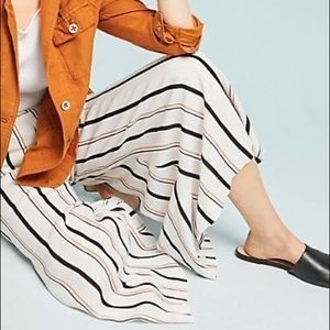 Anthropologie Bia Printed Wide Leg Trousers